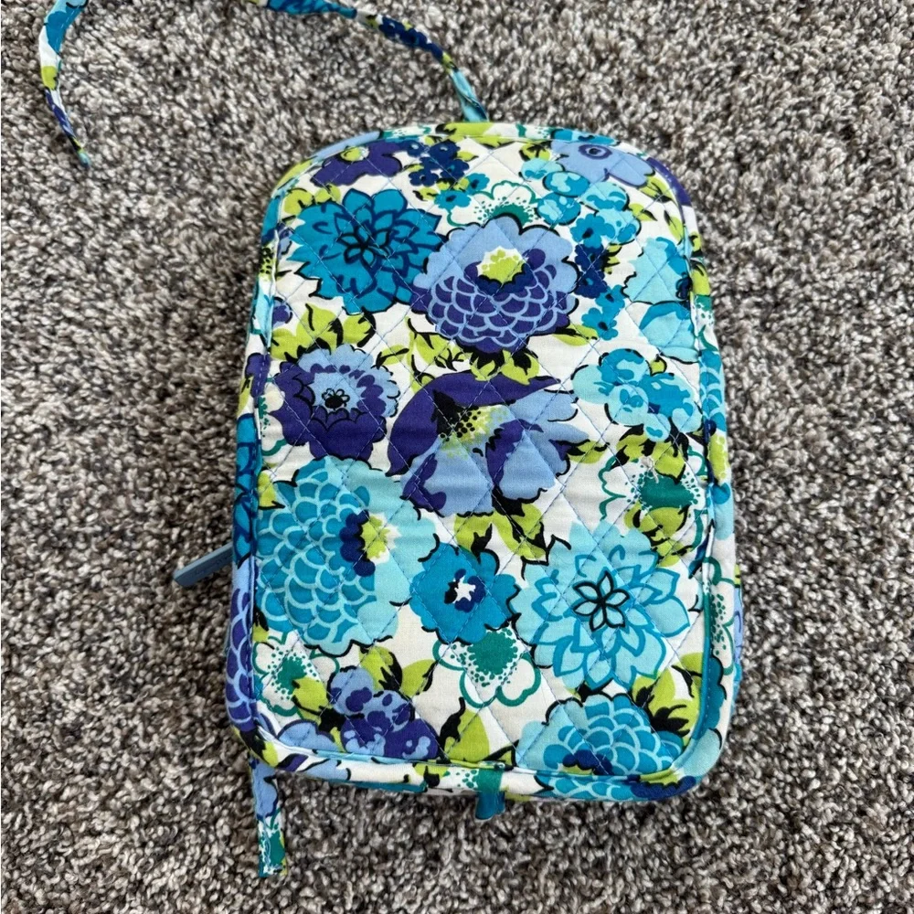Vera Bradley Blue Floral Mini Organizer
